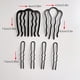 thumbnail image 3 of Kit de Accesorios para Peinar El Cabello | Herramienta de Modelado de Cabello Diy de Diseño Rápido (8 Piezas) | Material Plástico | para Peluqueras | Trenzas y Rizadores de Cola de Caballo | Duradero, 3 of 7