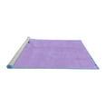 thumbnail image 2 of Ahgly Company Machine Washable Indoor Rectangle Abstract Blue Modern Area Rugs, 7' x 9', 2 of 4