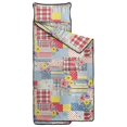 thumbnail image 2 of Pioneer Flower Floral Print Pattern Toddler Nap Mat for Teens Preschool Daycare, Teens Sleeping Mat Bag, Toddler Sleeping Bag with Pillow, 2 of 6