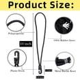 thumbnail image 2 of Elastic Bungee Straps Cords with Hooks Luggage Suitcase Rope Small Bungee Rope, 2 of 8