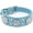 Pink, variant on 1Pack Cute PU Leather Adjustable Puppy or cat Collar, Rhinestone Flower Pattern Studded Girl Dog or cat Collar - Pink, Red, Blue, Black for Small to Medium Dogs or Cats