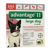 Bayer Advantage II Liquid Dog Flea Drops 4/PK