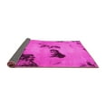 thumbnail image 2 of Ahgly Company Indoor Square Abstract Pink Modern Area Rugs, 6' Square, 2 of 4