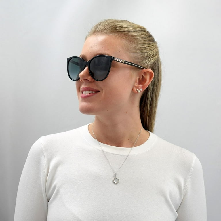 GUCCI グッチ サングラス GG0377SKN 001 上品 手元在庫あり Gucci Sunglasses GG0377SKN 001 Black Gray Gradient - Walmart.com