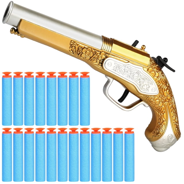Toy Foam Blaster Youlechen Pirate para niños con 20 dardos de espuma