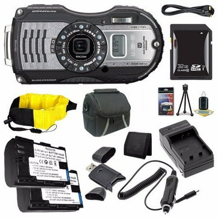 UPC 616348052467 product image for Ricoh WG-5 GPS Digital Camera (Gunmetal) 04653 + D-LI92 Battery + External Charg | upcitemdb.com