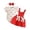 Red, variant on JIAYUE Baby Girls 3 Piece Outfit Ruffle Shoulder Graphic Long Sleeve Bodysuit Bow Decor Straps Dress And Headband For Daily Casual Wear,9-12 Months