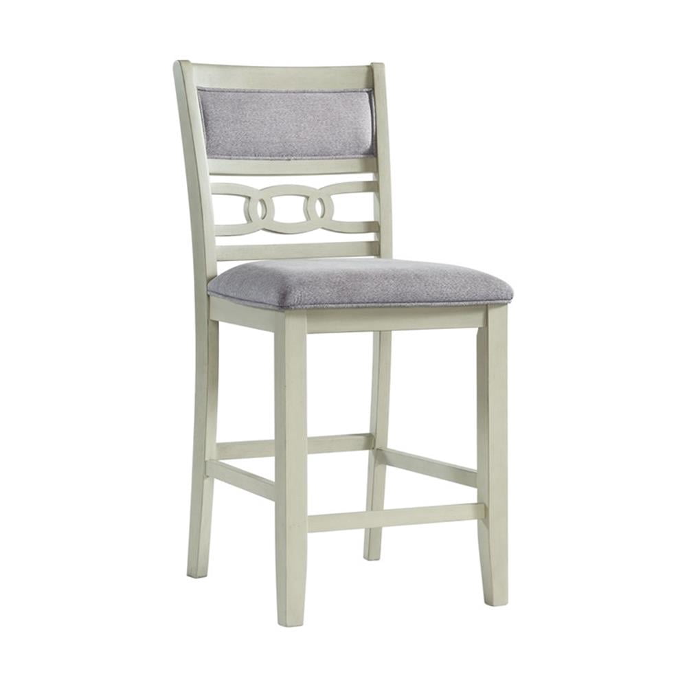 Picket House Furnishings Taylor Counter Height Side Chair Set in Bisque