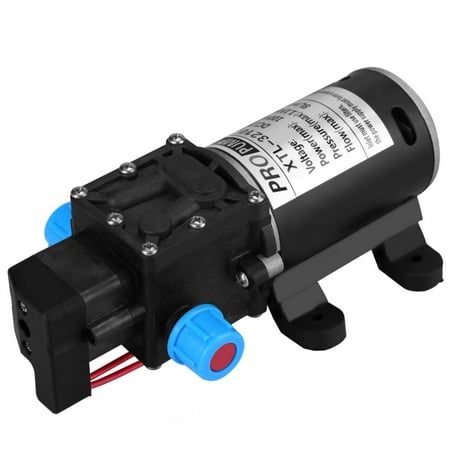 Tbest 12V DC 100W 8L/Min 160Psi High Pressure Diaphragm Self Priming Water Pump for Wash