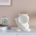 thumbnail image 1 of Arte Escultura Estatua Simple Moderno Estatuilla de Gato de la Estatua de Animal Decoración para el Escritorio para hogar blanco BLESIY Figura gato de la suerte, 1 of 7