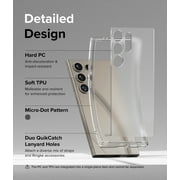 Ringke for Samsung Galaxy S24 Ultra S24 Plus S24 Clear Anti-Yellowing Transparent [Fusion Matte] Shockproof Heavy Duty Durable Case