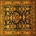 thumbnail image 1 of Ahgly Company Indoor Square Persian Yellow Traditional Area Rugs, 4' Square, 1 of 4