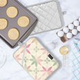 thumbnail image 5 of Yayeee Pot Holders Kitchen Heat Resistant with Pocket 7"x9.8" Cotton Oven Cooking Hot Pads, Light Pink Geometric, 5 of 7