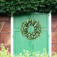 thumbnail image 4 of Artificial Green Plant Flower Wreath Simulation Green Plant Garland Home Office, 4 of 6