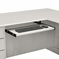 thumbnail image 3 of Bush Furniture Saratoga L Shaped Computer Desk and Bookcase Set, Linen White Oak, 3 of 7