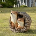 thumbnail image 5 of Couple Foxes in Stump (Hi-Line Exclusive), 5 of 5