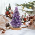 thumbnail image 6 of Holiday Christmas Tree Figurine Crystal Christmas Tree Decoration Xmas Ornament for Fireplace Tabletop Centerpiece with Gift Box, 6 of 6