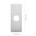 thumbnail image 2 of 2pcs Stainless Steel Sink Faucet Plate 4 Inch Faucet Decor Plate Faucet Deck Plate, 2 of 7