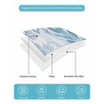 thumbnail image 5 of Blue Green Botanical Twin XL Size Down Alternative Comforter, Lightweight Comforter Quilt Bedding Set with Pillow Shams Summer Watercolor Leaf Plant All Seasons Bed Comforter Duvet Insert 68"x98", 5 of 7