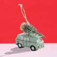 thumbnail image 3 of Mini resina adornos para árboles de Navidad estatua figuritas de Navidad decoraciones lindo paisaje miniatura arte colgante coche colgante para 5.5cmX2cmX4.5cm Macarena Colgante de decoraciones, 3 of 6