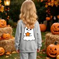 thumbnail image 6 of NIEWTR Girl Halloween Shirt Pumpkin Short Sleeve T Shirts Kids Graphic Clothes Tee Tops Halloween Tshirt Girls 2t 3t 4t 5t(1-2 Years), 6 of 9