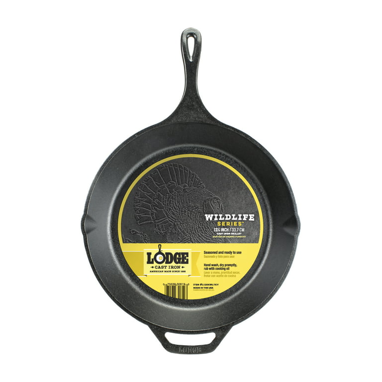 Lodge Cast Iron Seasoned Skillet 13.25”Round - Model L12SK2 - Pre-Owned