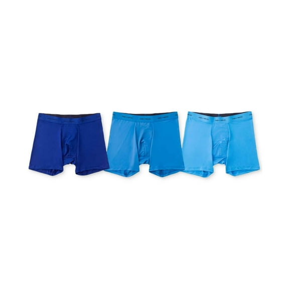 Pair of Thieves Men's Quick Dry 3-Pk. Action Blend 5" Boxer Briefs - Blue - Size M (31-33)