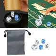 thumbnail image 2 of BQBQERT Acrylic Backgammon Dices Set with Pearls Finish for Board Game, Acrylic Dices, 2 of 8