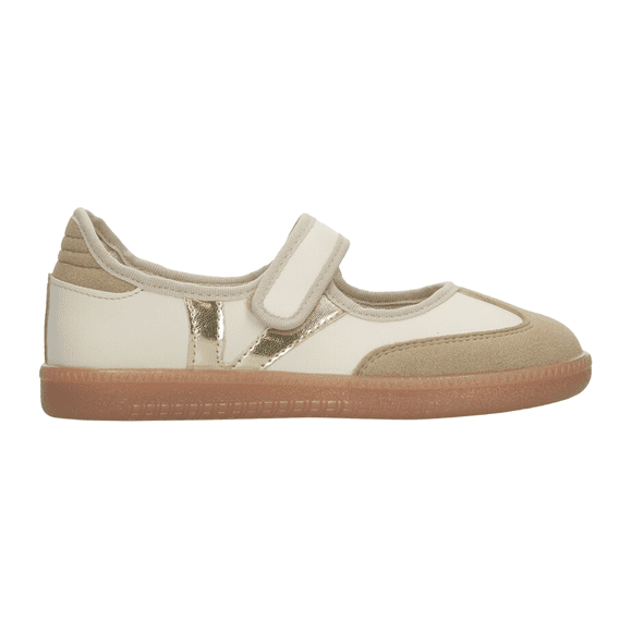 Flat Tenis Vavito Niña Beige Mary Jane Casual T18-22 beige 18