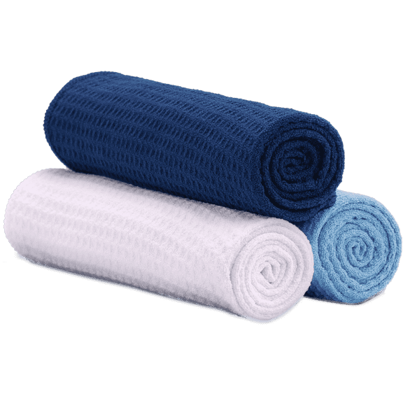 S&T INC. Microfiber Gym Towels, Yoga Towel for Home and Gym Bag, 16 inch x 27 inch, 3 pack