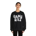 thumbnail image 4 of Game Day Baseball Catcher Sweatshirt, Catcher Mom Distressed Sweater, 4 of 5