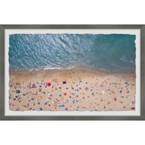 Marmont Hill Summer at the Beach Framed Wall Art, 24" x 36"
