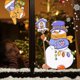 thumbnail image 3 of Pegatinas electrostáticas de PVC para ventana, calcomanías navideñas de vidrio, Papá Noel, alce, copo de nieve, Feliz Navidad, Año Nuevo, decoraciones para el hogar, 3 of 4