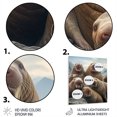 thumbnail image 3 of Designart "Tusked Family Portrait" Animals Metal Wall Decor, 3 of 5