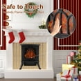 thumbnail image 4 of LA TALUS Electric Fireplace Heater, Indoor Fireplace Heater with 3D Realistic Flame Landscape Effect, Adjustable Thermostat, Overheating Safe Design, Two Heat Settings, 750W/1500W, 4 of 12