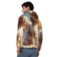 thumbnail image 4 of Honeii Rainbow English Cocker Spaniel Print Hoodies for Men, Pullover & Full Zip, Breathable Zip up Hoodie, Sweatshirt-XX-Large, 4 of 5