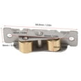 thumbnail image 4 of 4 Set Sliding Door Rollers Replacement, Stainless Steel Heavy Duty Ball Tandem Wheels Bearing, Smooth Operation, Sliding Door Roller Assembly - Flat Wheel, 4 of 7