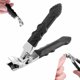 thumbnail image 2 of Cortauñas Ribili Clipmaster Pro de acero inoxidable, con mordazas anchas para uñas gruesas de los pies, borde curvo, antisalpicaduras, ergonómico y antideslizante para personas mayores, 1 unidad, 2 of 7