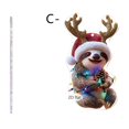 thumbnail image 4 of 2 Llaveros de Acrílico 2D para Coche, Regalo de Navidad, Adornos Navideños, 4 of 7