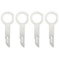 thumbnail image 3 of Molaner 4 PCS Radio Removal Tool Kit for Mercedes-Benz Ford Volkswagen, Car Trim Removal Pry Key with Easy Grip Handle and Stiff Blades, Head Unit CD DVD Host Key Disassembly Tool Set, 3 of 16