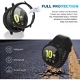 thumbnail image 3 of GFDYREE [2Pack] Compatible with Samsung Galaxy Watch Active 2 Screen Protector Case 40mm, Bumper Full Around Cover for Samsung Galaxy Watch Active2 40 (Matte Black, 40mm), 3 of 7