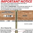 thumbnail image 3 of Tornillos Jake Sales Reamer Tek Torx/Star Head de madera a metal, 14 x 4 pulgadas, 3 of 5