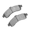 thumbnail image 2 of CarLights360 For GMC Jimmy 2003 2004 2005 Disc Brake Pads Front | Ceramic Friction | 176.8 Millimeters / 6.96 Inches Pad Length | Without Shims Option | Without Wear Sensor Option, 2 of 4