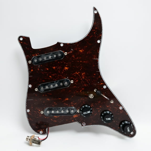 SSS Prewired Loaded Pickguard, with Alnico 5 single coil Pickups, for Fender Strat Guitar