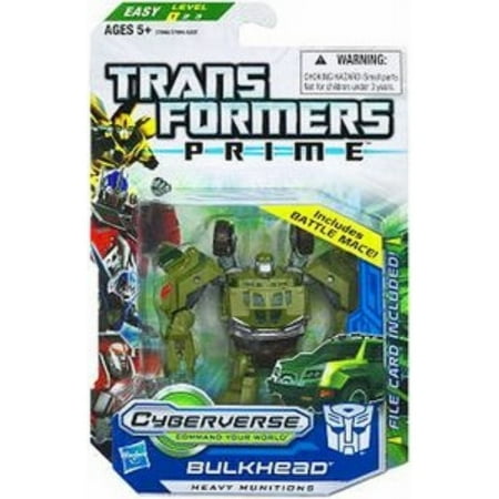 Transformers Cyberverse Bulkhead Action Figure with DVD