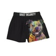 thumbnail image 1 of Brief Insanity Men's Boxer Shorts Underwear Pitbull Dog in Color Print, 1 of 1