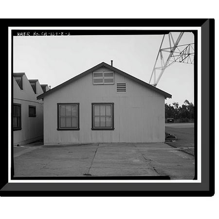 Historic Framed Print, Chollas Heights Naval Radio Transmitting Facility, Recreation Building, 6410 Zero Road, San Diego, San Diego County, CA - 2, 17-7/8" x 21-7/8"