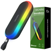 GearIT SoundBrick Wireless Magnetic Golf Speaker with 16W Audio Power, IPX6 Waterproof, RGB Lights & TWS Pairing