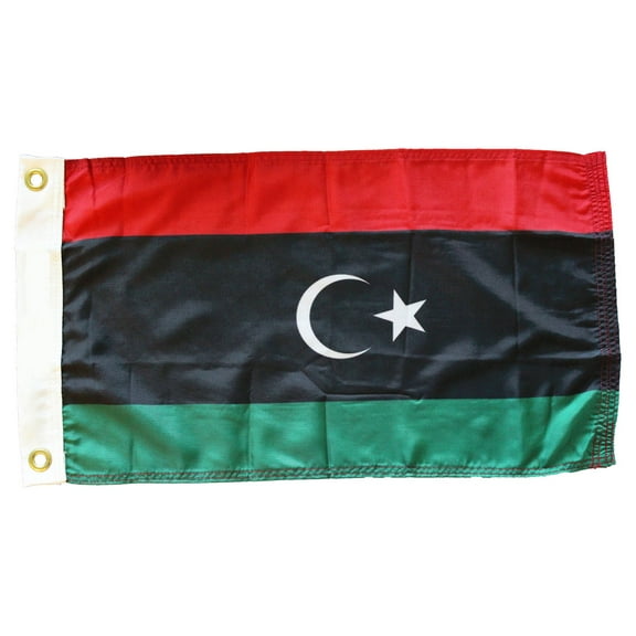 Libya - 12"x18" Nylon Flag