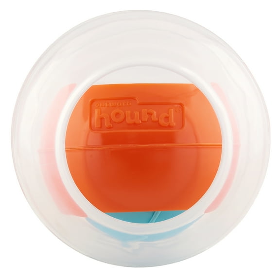 Outward Hound by Nina Ottosson Topsy Treat Ball Dog Puzzle, Level 1 Beginner, Orange